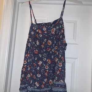 Floral old navy XL tank top plus size stretchy